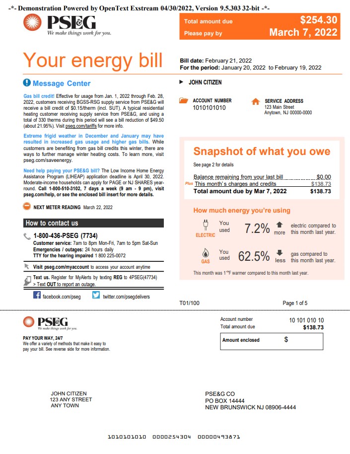  Minol USA business utility bill 